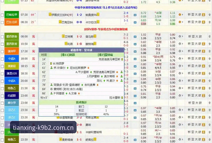 天行体育即时比分 天行体育即时比分最新动态:技术评测揭示K9B2官网的极致体验升级